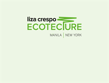 Tablet Screenshot of lizacrespo.com